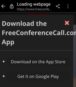 Free Conference Call Webinar IOS app